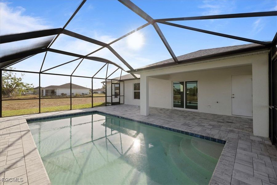 Exterior details and patio area of a home in Cape Coral, Cape Coral (Image 16).