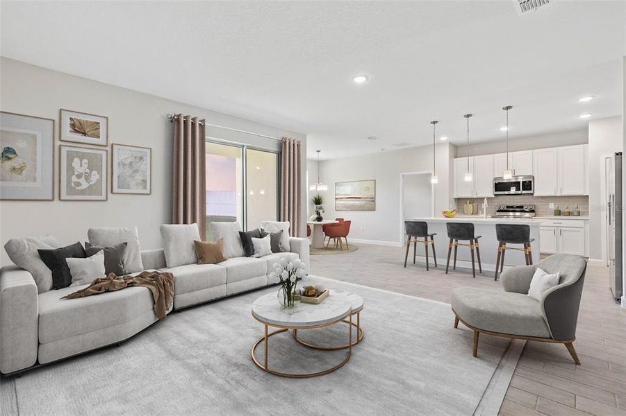 Furnished interior view inside a new home in , Cape Coral (Image 5).