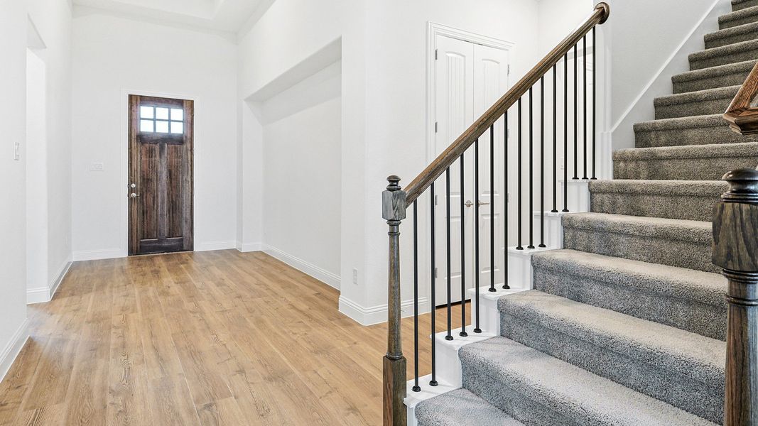 Representative furnished interior of a home built from the Princeton by DRB Homes in Brookewater, Rosenberg (Image 5).