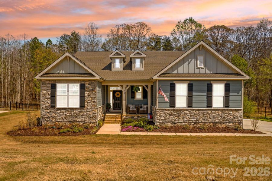 Front exterior of a new home in , Salisbury, NC, highlighting curb appeal (Image 22).