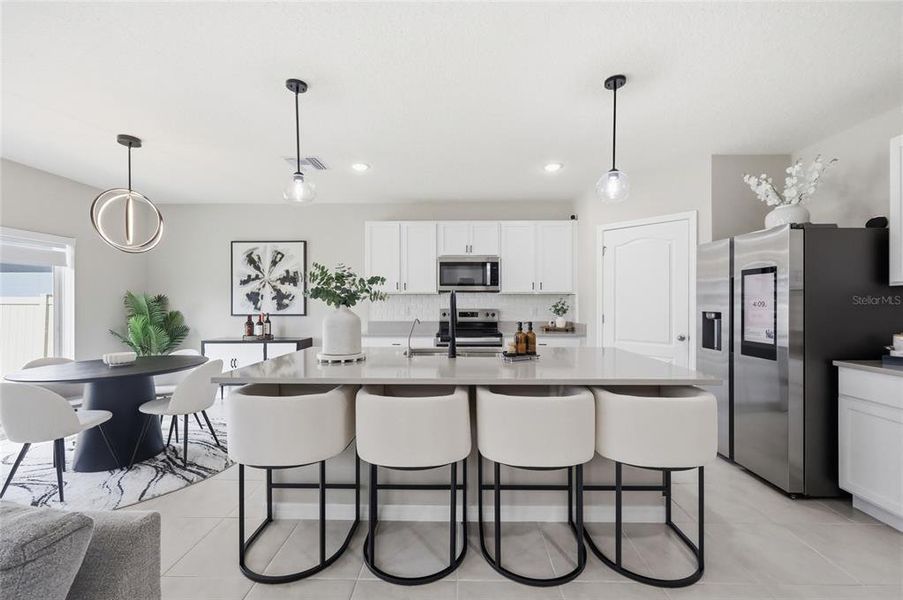 Furnished interior view inside a new home in Edgemont at Serenoa, Clermont (Image 16).