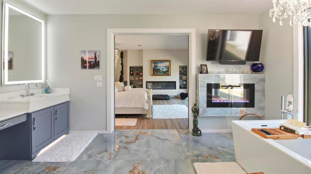 Furnished interior view inside a new home in , Richards (Image 14).