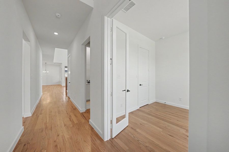 Spacious, unfurnished interior of a new home in Light Farms Brenham - 40' Lots, Celina (Image 16).