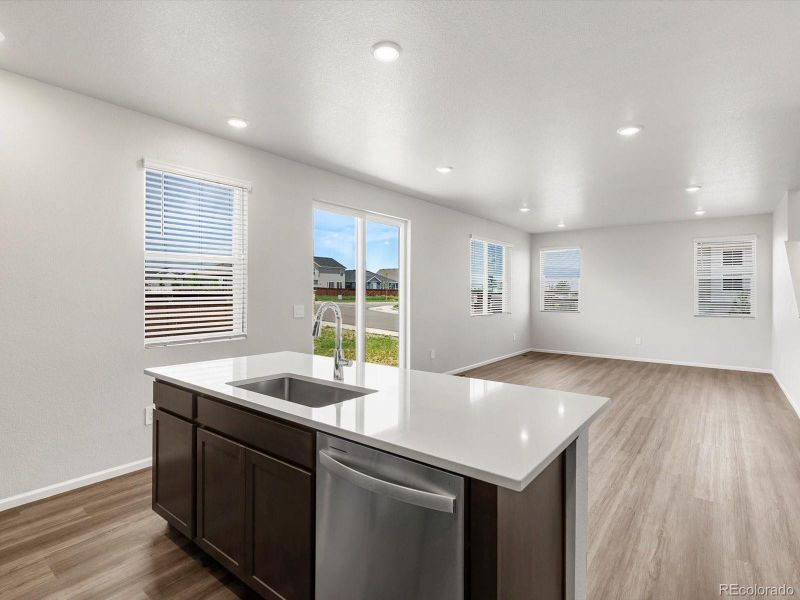 Furnished interior view inside a new home in Westgate, Greeley (Image 9). Furnished interior view inside a new home in Westgate, Greeley (Image 9).