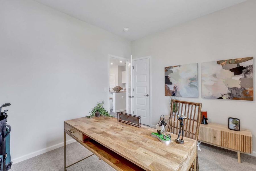 Representative furnished interior of a home built from the TUSCAN by D.R. Horton in Westbrook Retreat Villas at Savannah Quarters, Pooler (Image 17).