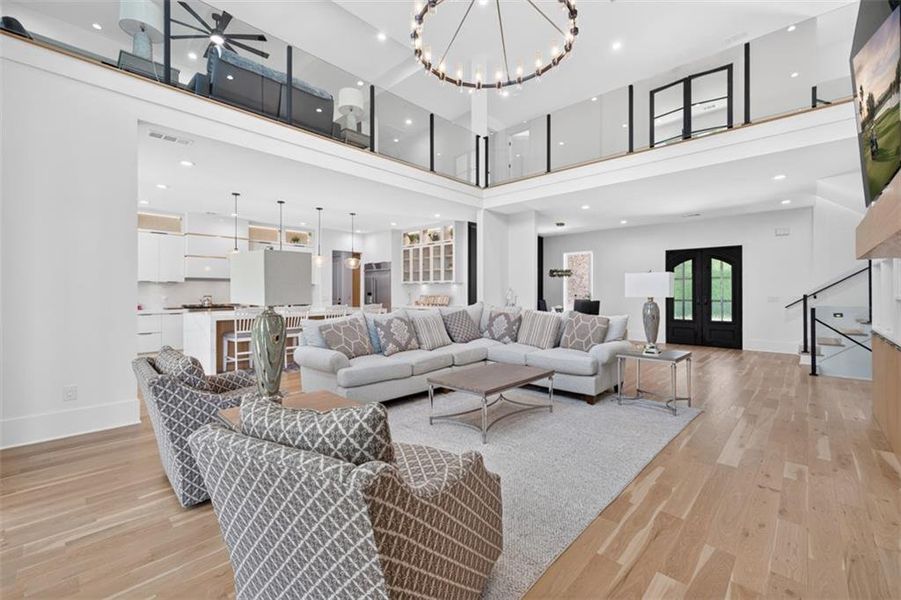Furnished interior view inside a new home in , Buford (Image 65).