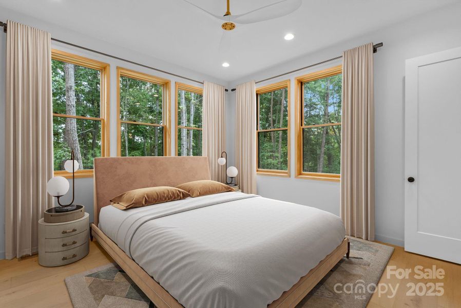 Furnished interior view inside a new home in , Asheville (Image 6).