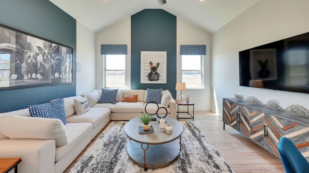 Representative furnished interior of a home built from the Willow by DRB Homes in Carillon, Manor (Image 8). Representative furnished interior of a home built from the Willow by DRB Homes in Carillon, Manor (Image 8).