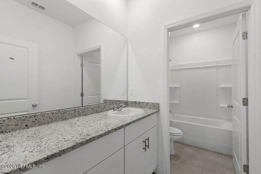 Furnished interior view inside a new home in Coopers Meadow, Jacksonville (Image 10).