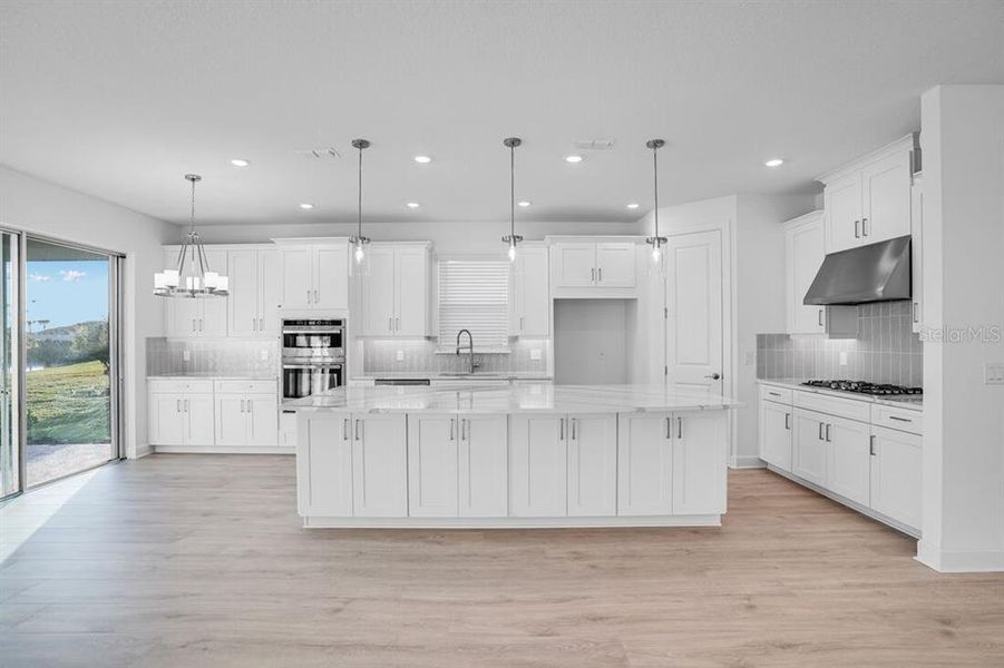 Furnished interior view inside a new home in Esplanade at Center Lake Ranch, St. Cloud (Image 13).