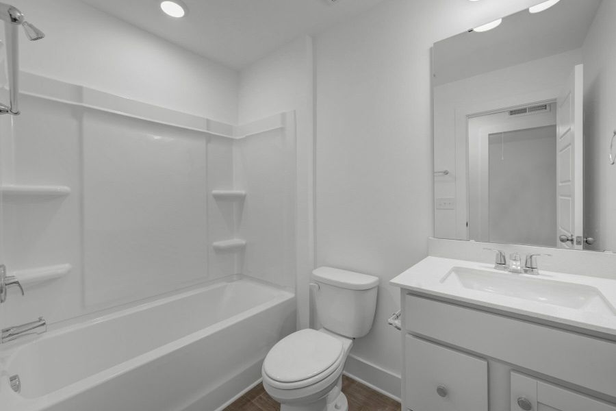 Representative furnished interior of a home built from the Aurora by Mattamy Homes in Ashmore Townes, Garner (Image 17).