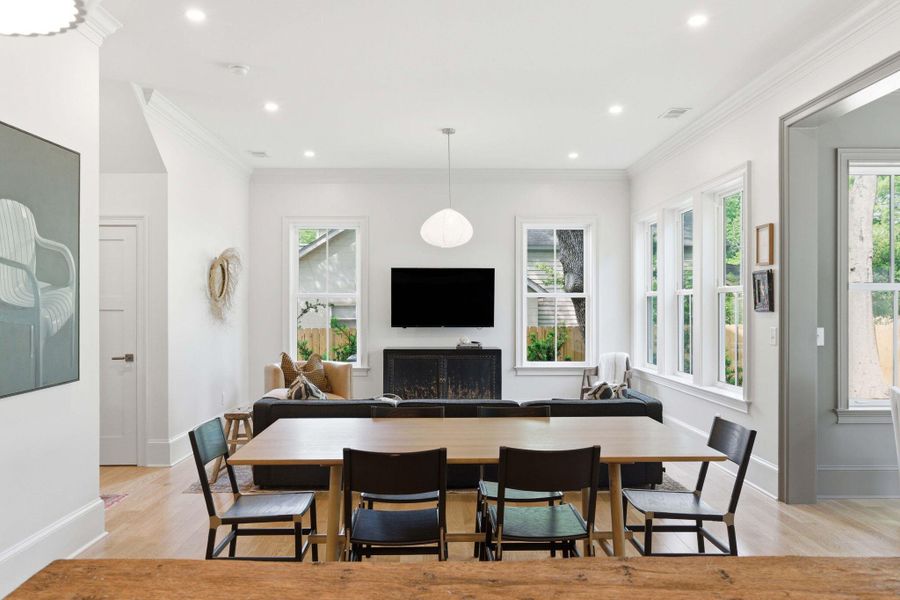Furnished interior view inside a new home in , Charleston (Image 31).
