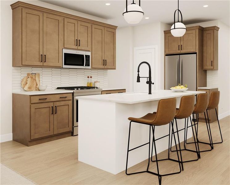 Furnished interior view inside a new home in Cambridge at Steels Bridge, Canton (Image 4).