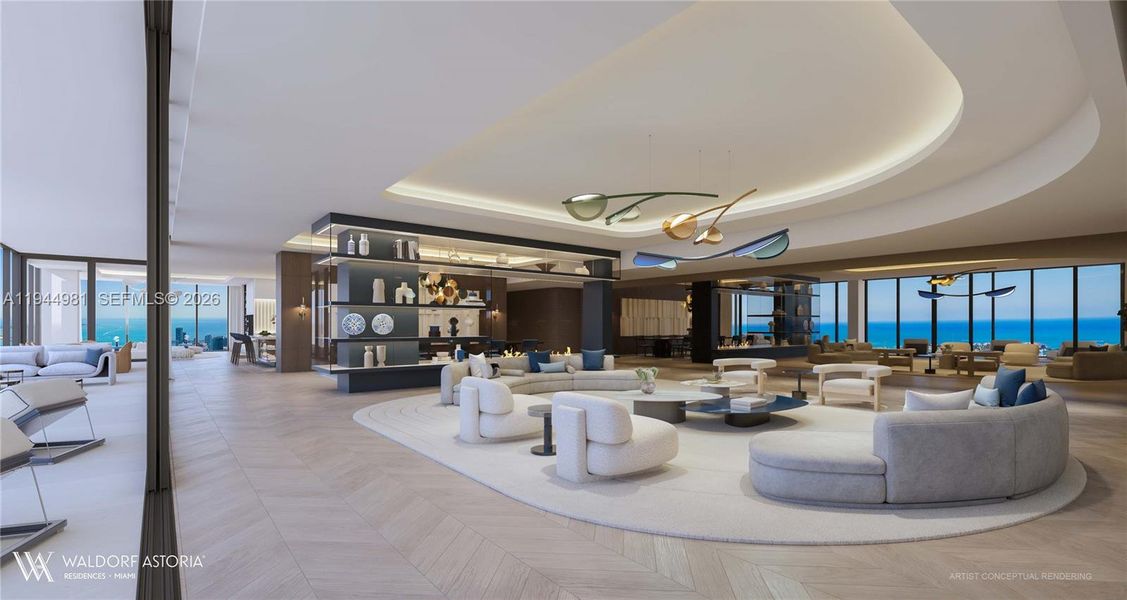 Community amenities in Waldorf Astoria Residences Miami, Miami (Image 7).