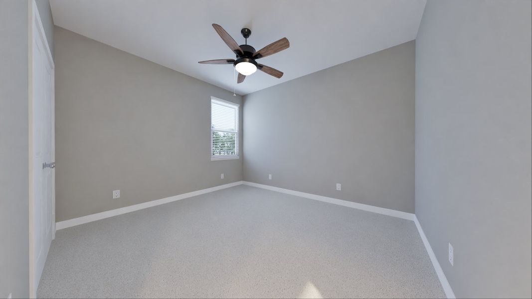 Representative unfurnished interior of a home built from the Amelia by Tricoast Homes in Summer Place  35', Montgomery (Image 15).