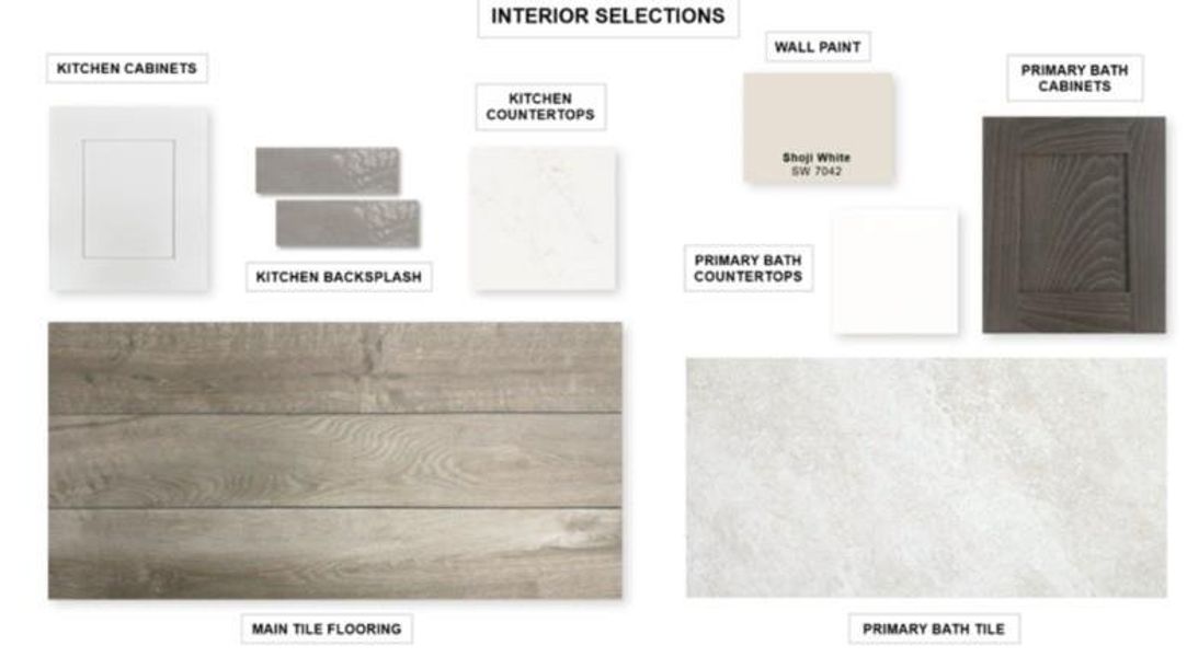 Sample of building materials used in homes in The Grand Prairie, Hockley (Image 17). Sample of building materials used in homes in The Grand Prairie, Hockley (Image 17).
