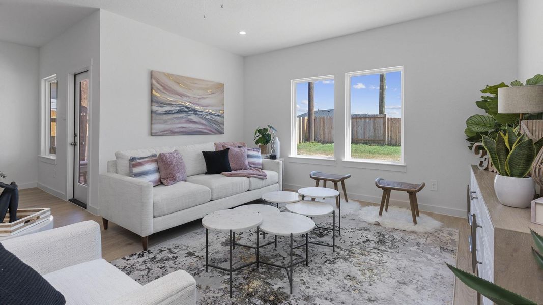 Furnished interior view inside a new home in Holly Ridge, Rosenberg (Image 18).