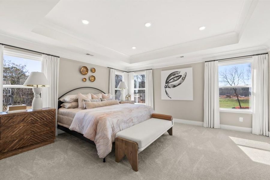 Furnished interior view inside a new home in Wellington Estates, Madison (Image 23). Furnished interior view inside a new home in Wellington Estates, Madison (Image 23).