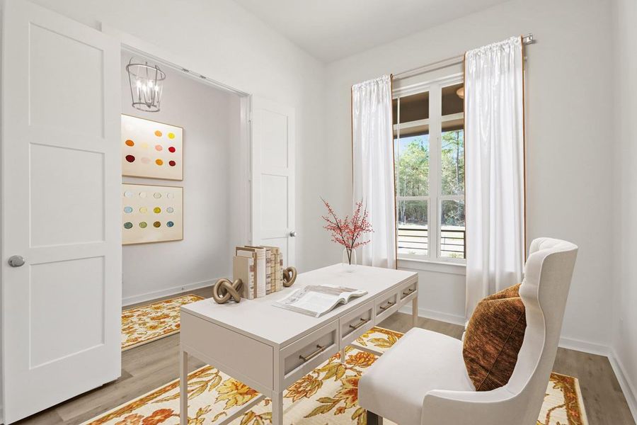 Furnished interior view inside a new home in COLTON, Todd Mission (Image 8).