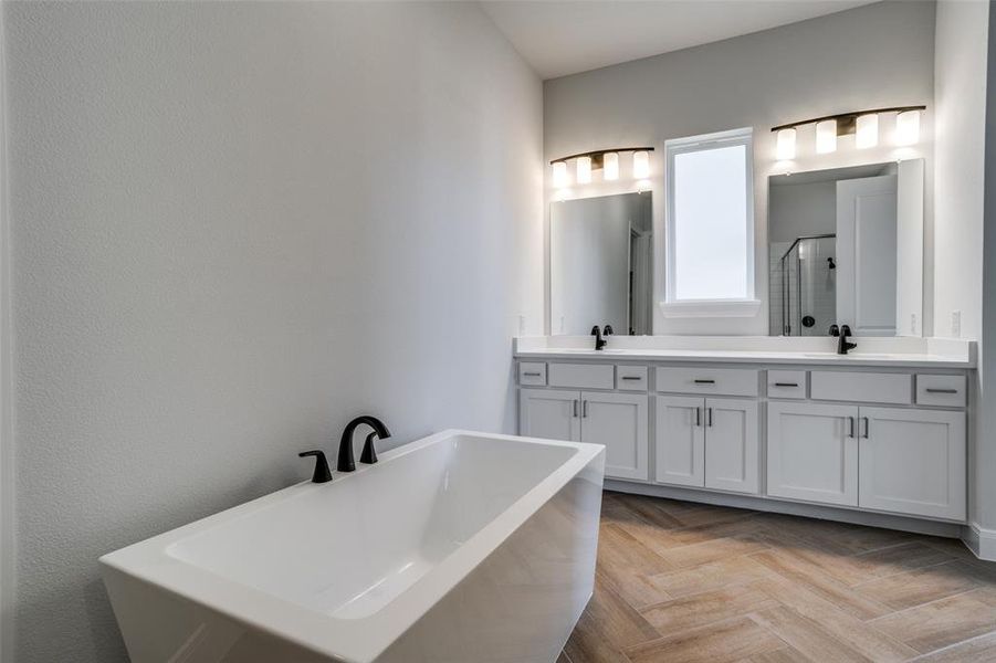 Furnished interior view inside a new home in West Crossing, Anna (Image 8). Furnished interior view inside a new home in West Crossing, Anna (Image 8).