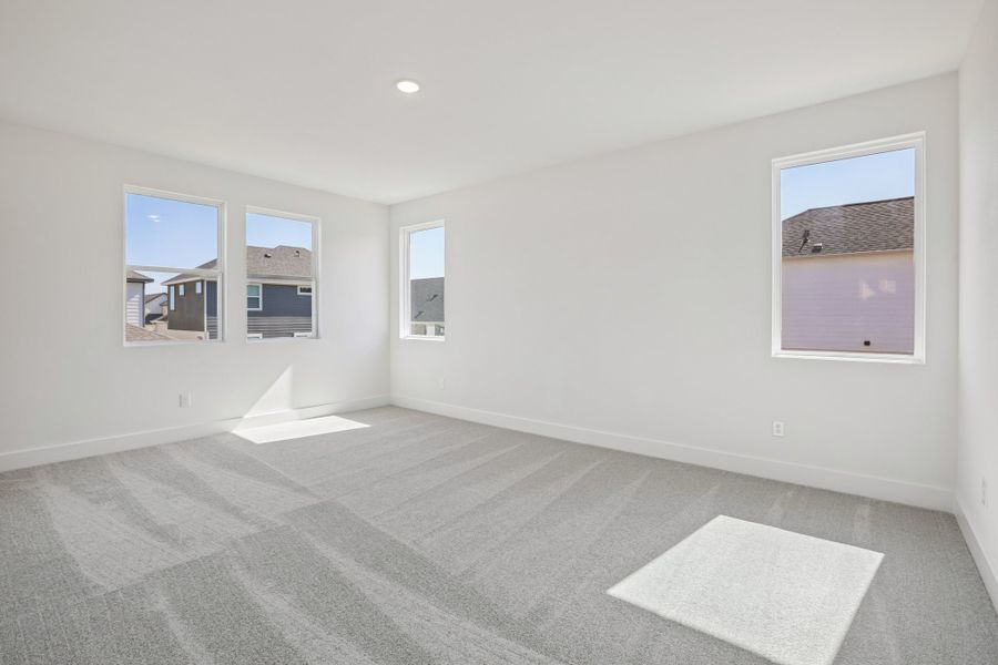 Spacious, unfurnished interior of a new home in Freedom at Anthem, Kyle (Image 16). Spacious, unfurnished interior of a new home in Freedom at Anthem, Kyle (Image 16).