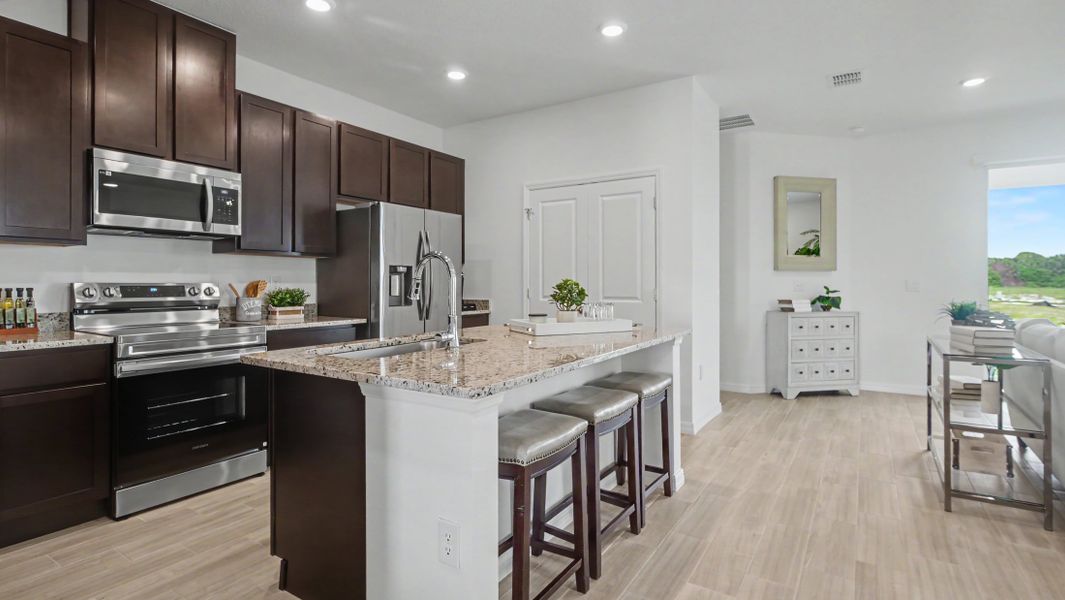 Representative furnished interior of a home built from the Sheffield by Maronda Homes in Oakwood Estates, Green Cove Springs (Image 18).