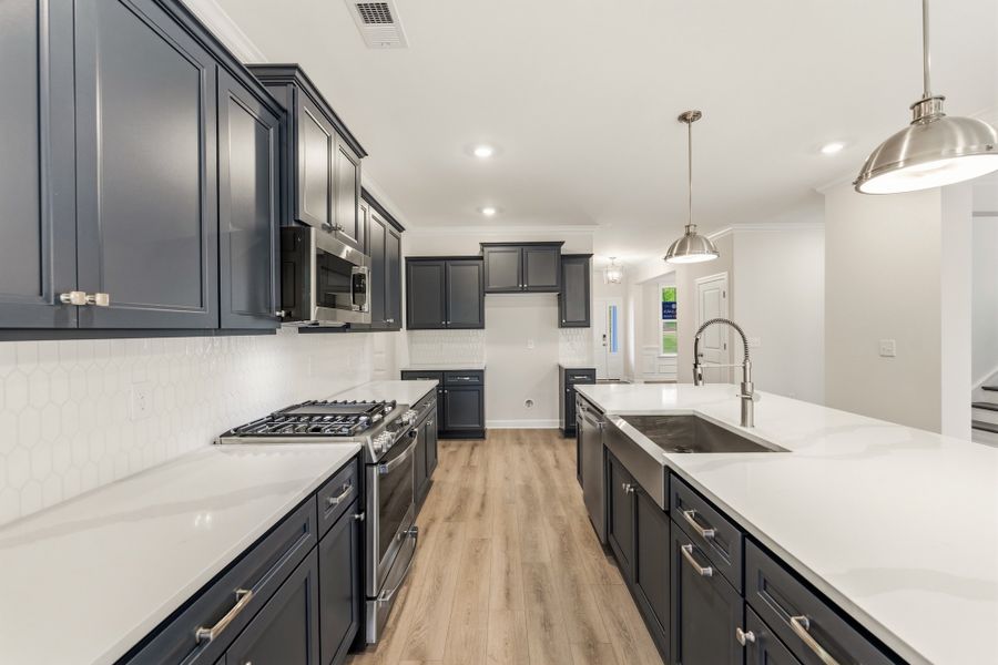 Furnished interior view inside a new home in Timberland Grove, Anderson (Image 10).