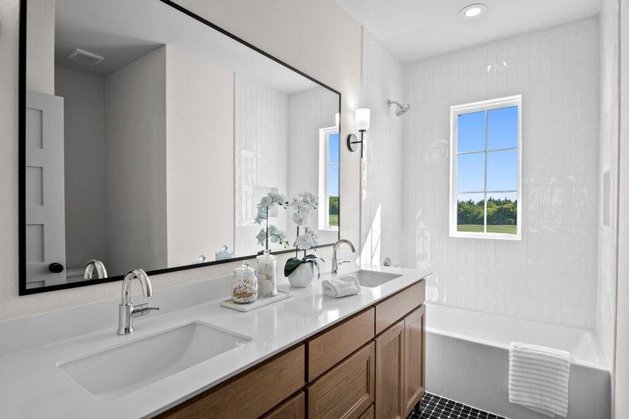 Furnished interior view inside a new home in , Midlothian (Image 15). Furnished interior view inside a new home in , Midlothian (Image 15).