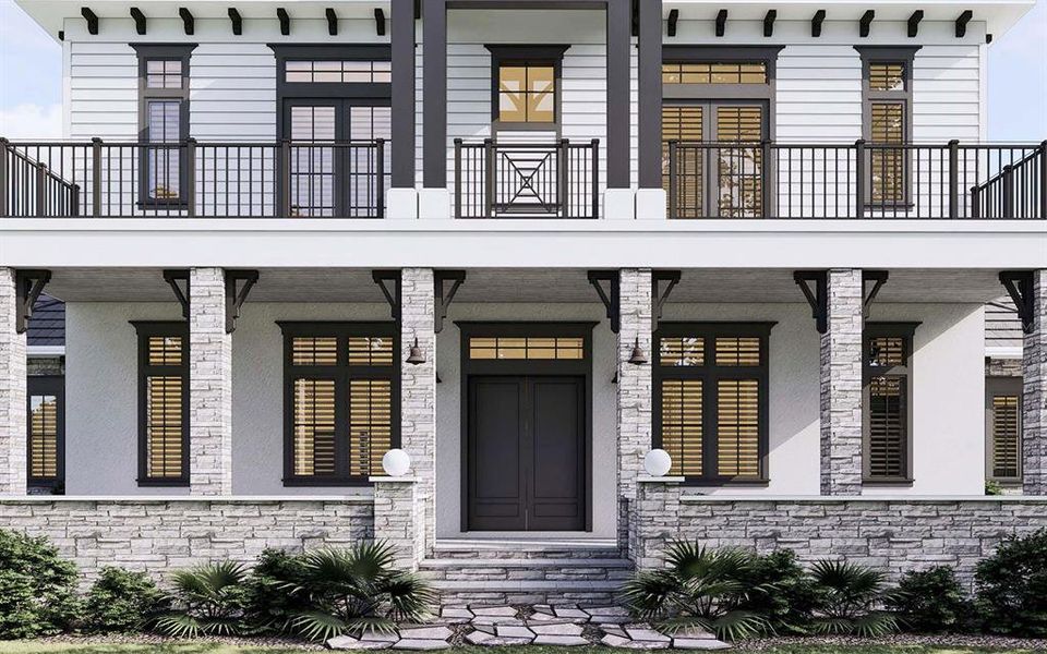 Exterior details and patio area of a home in , Myakka City (Image 14).