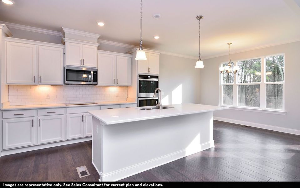 Furnished interior view inside a new home in Aden Woods, Nashville (Image 4). Furnished interior view inside a new home in Aden Woods, Nashville (Image 4).
