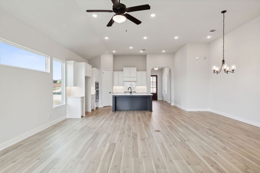 Representative unfurnished interior of a home built from the Bayhill by Cambridge Homes in Lake Park, Rowlett (Image 24).