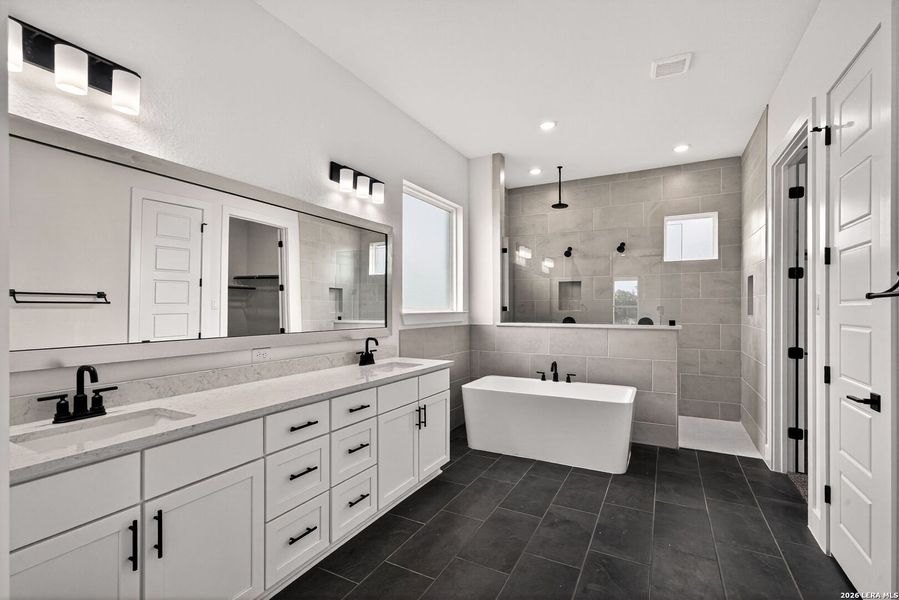 Furnished interior view inside a new home in , Castroville (Image 49).