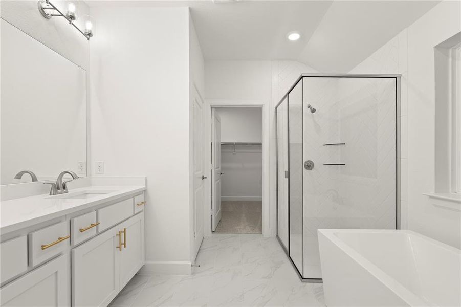 Furnished interior view inside a new home in Creekside, Royse City (Image 5).