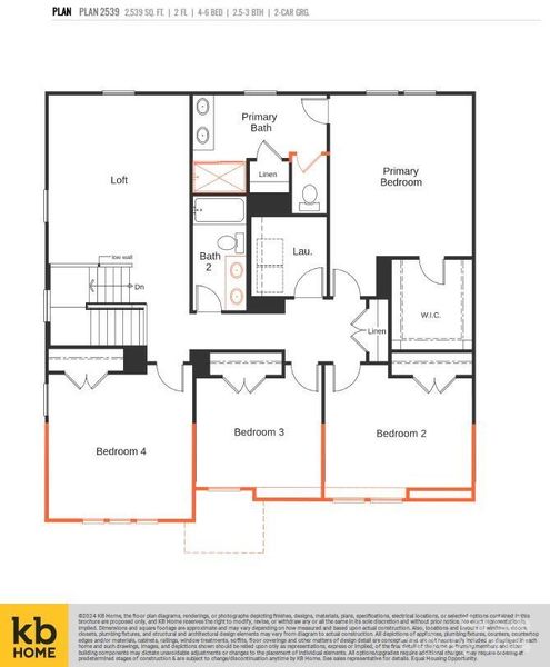 Second floor layout