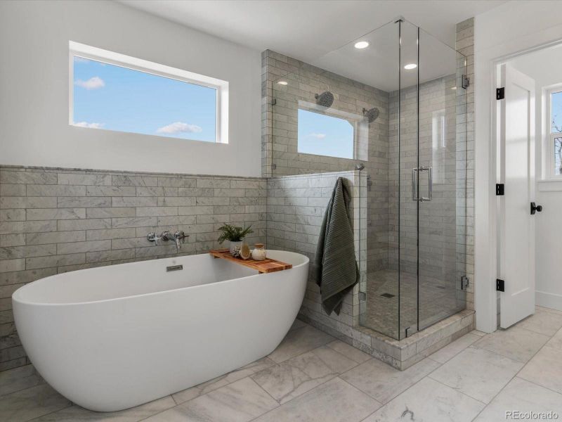 Furnished interior view inside a new home in , Denver (Image 40).