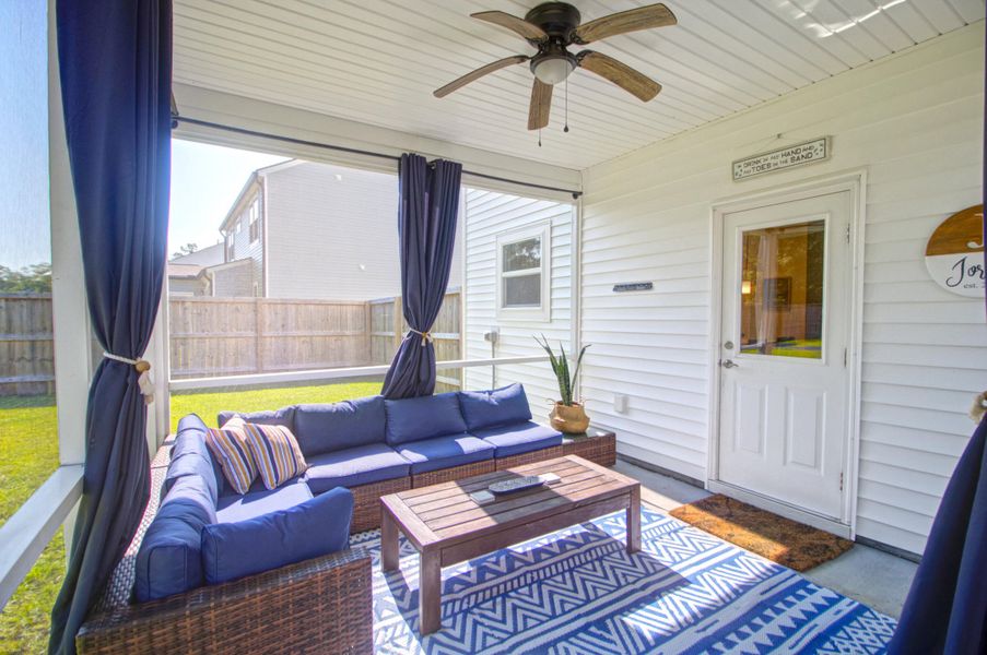 Furnished interior view inside a new home in Sea Island Preserve, Johns Island (Image 29).