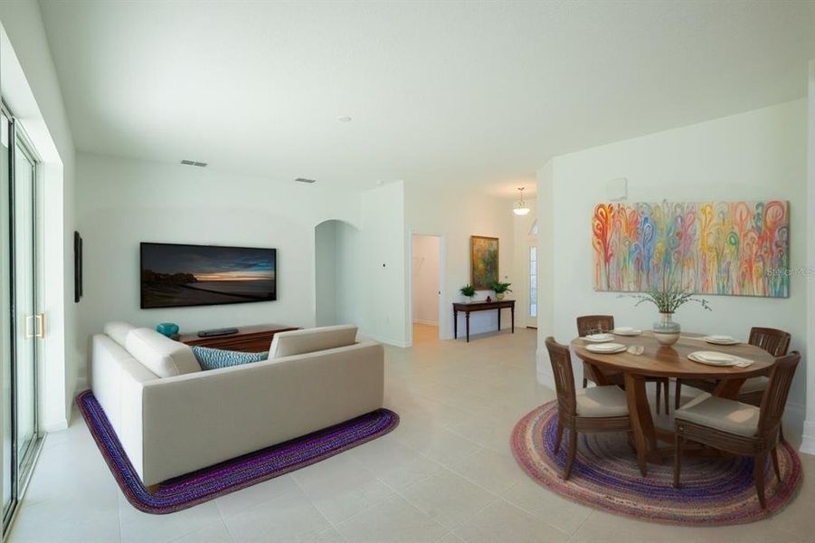 Furnished interior view inside a new home in , Palm Coast (Image 12).