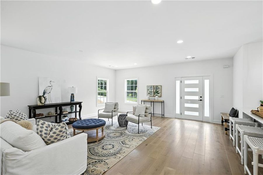Furnished interior view inside a new home in , Woodstock (Image 17).