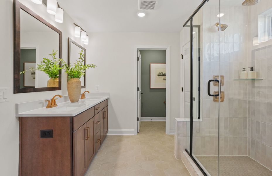 Furnished interior view inside a new home in Cannon Run, Concord (Image 29). Furnished interior view inside a new home in Cannon Run, Concord (Image 29).