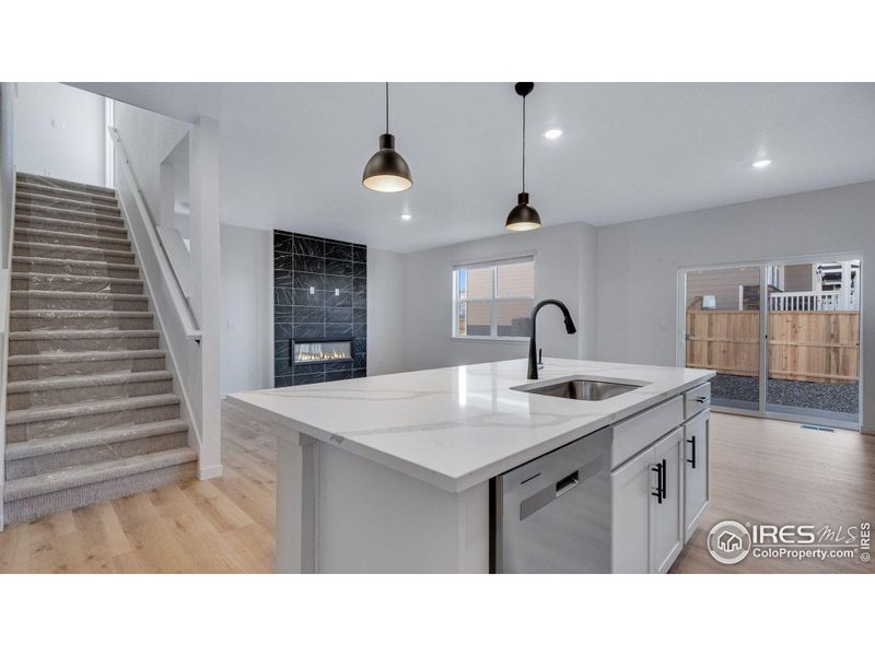 Furnished interior view inside a new home in Lakeside Canyon, Mead (Image 6).