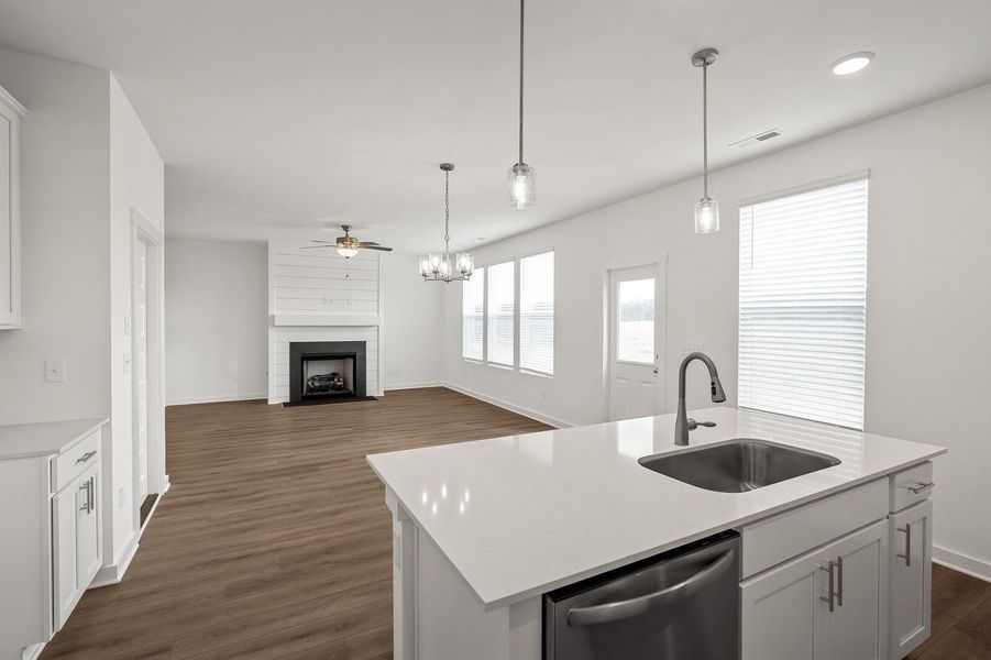 Furnished interior view inside a new home in Calista Farms, White House (Image 38).