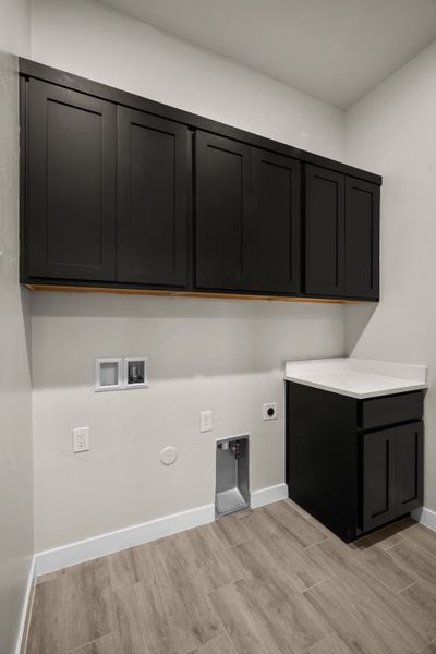 Representative furnished interior of a home built from the Pebble Beach- II by LEH. Homes in Verdancia, El Paso (Image 41).