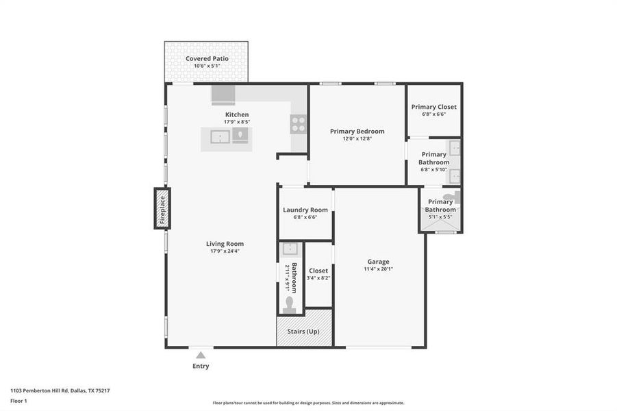 View of room layout