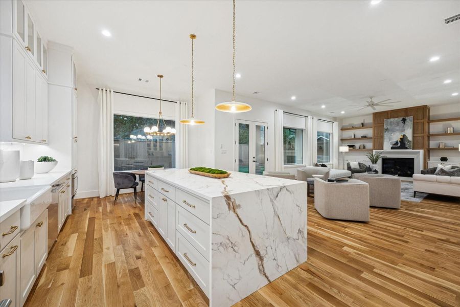Furnished interior view inside a new home in , Houston (Image 32).