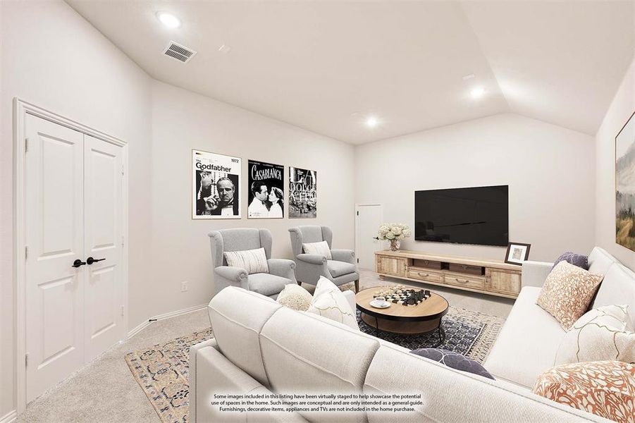 Furnished interior view inside a new home in Liberty, Melissa (Image 6).