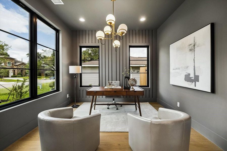 Furnished interior view inside a new home in , Houston (Image 12). Furnished interior view inside a new home in , Houston (Image 12).