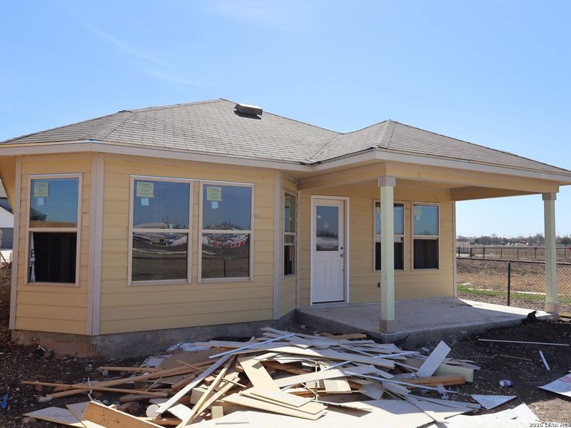 In-progress construction of a new home in Meadows at Clear Springs, New Braunfels, TX (Image 16).