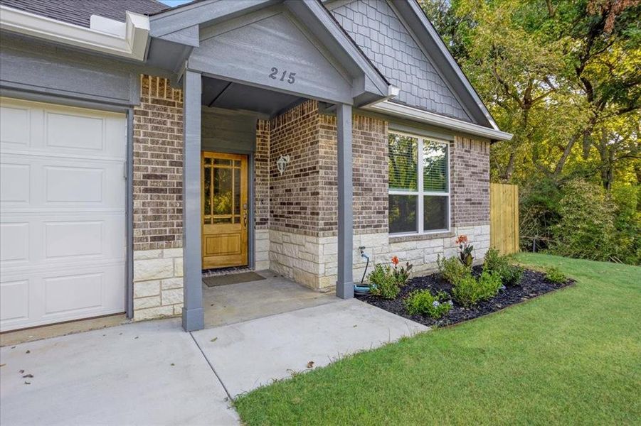 Exterior details and patio area of a home in , Denison (Image 17). Exterior details and patio area of a home in , Denison (Image 17).