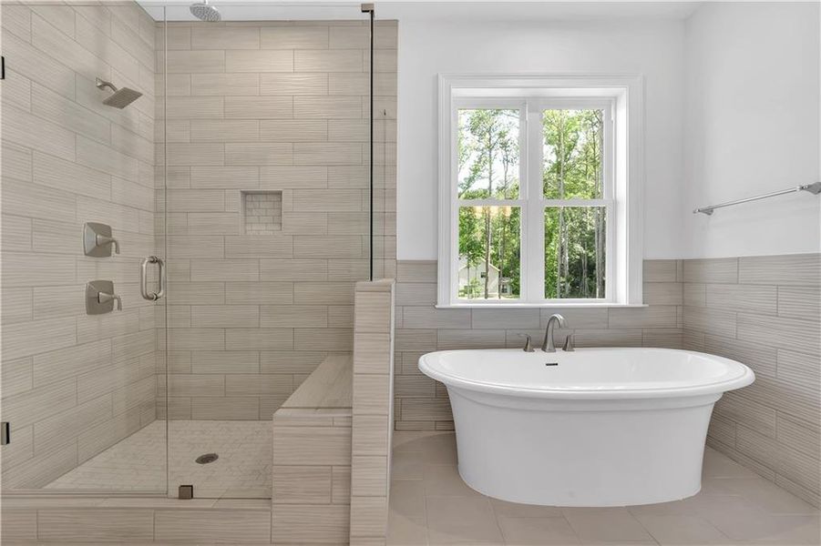 Furnished interior view inside a new home in Ford Landing, Acworth (Image 15).