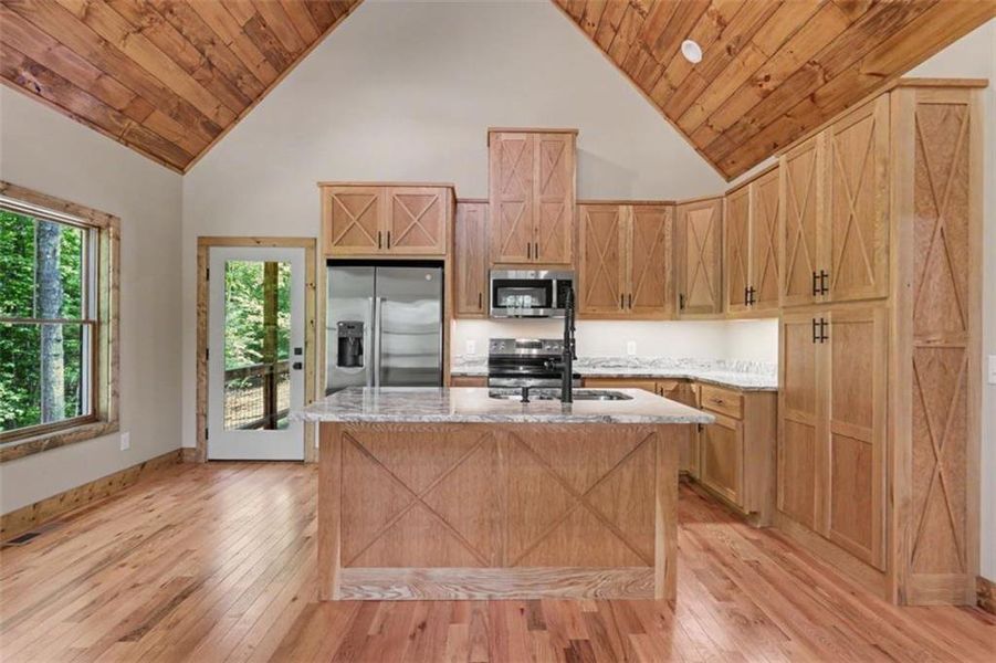 Furnished interior view inside a new home in , Blairsville (Image 8).
